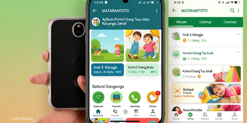 Antarmuka pengguna MATARAMTOTO yang ramah anak dan fungsional.